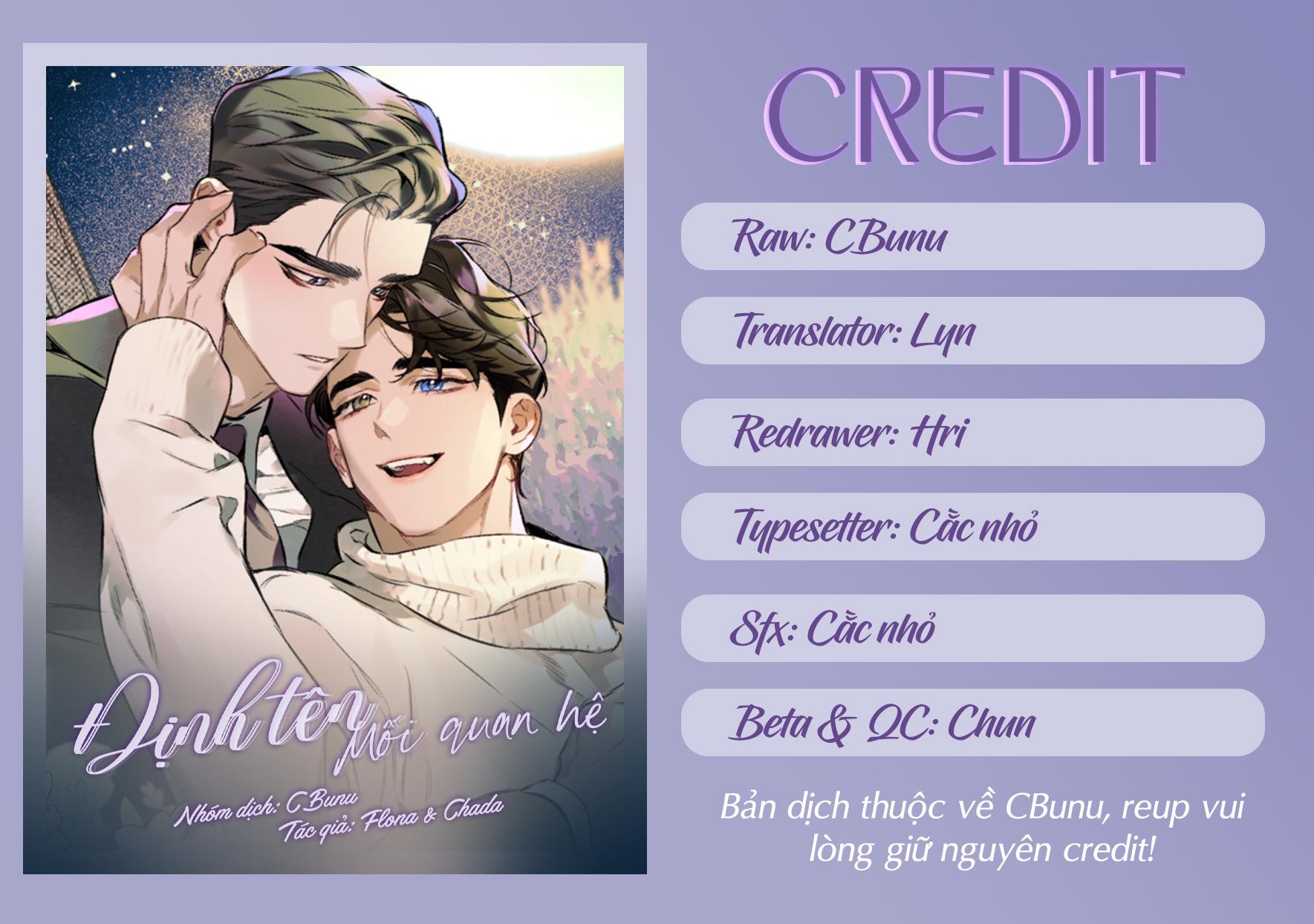 (CBunu) Định Tên Mối Quan Hệ - Chap 21